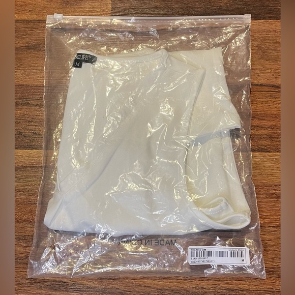 Brand new white fancy like tank top - Picture 6 of 6